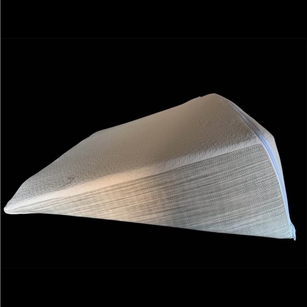 Avocado Cream Wedge Pillow